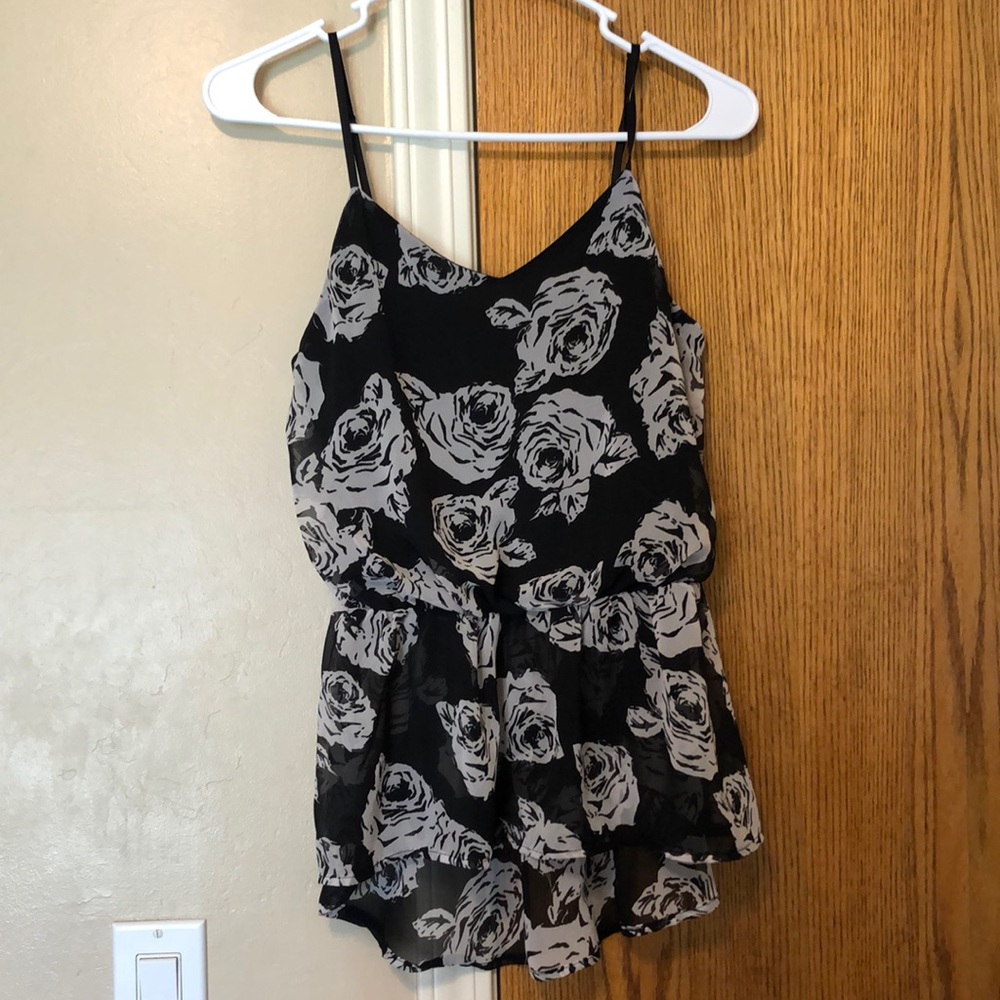 Flower tank top
